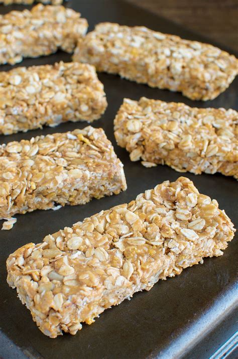 homemade granola bars